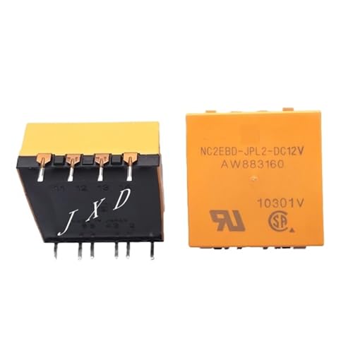 1/5 stücke 12V relais NC2EBD-JPL2-DC12V NC2EBD JPL2 DC12V NC2EBDJPL2DC12V AW883160 12VDC DC12V 12V 10PIN(5PCS) von BGZHTMG