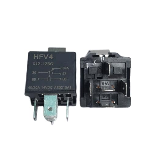 10/30 Stücke Das Auto 12 V Relais HFV4-012-1Z6G HFV4 012 1Z6G HFV40121Z6G 12VDC DC12V 12 V 30A 40A 5PIN(30PCS) von BGZHTMG