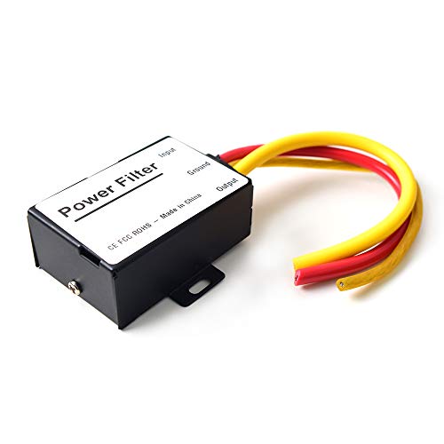 Auto Netzfilter EMI Noise Ground Loop Isolator Suppressor für Autoradio Audio Radio Verstärker Amp Lautsprecher Equalizer Subwoofer 12V Auto Netzfilter EMI Noise Ground Loop Isolator Suppressor für Autoradio Audio Radio Verstärker Amp Lautsprecher Equalizer Subwoofer 12V von BGoodVision