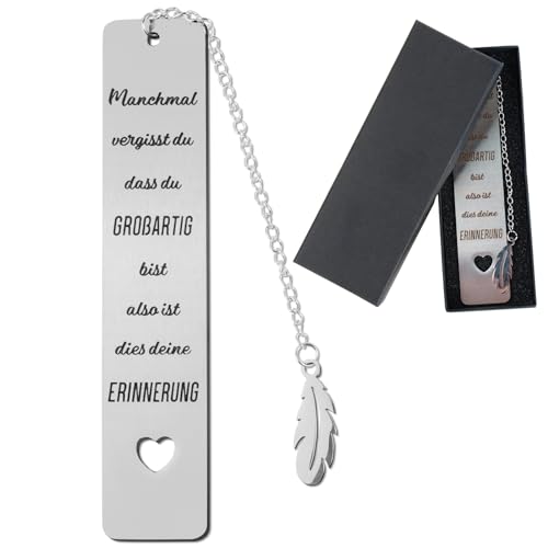 BHGT Lesezeichen mit Geschenkbox Mutmacher Geschenk Du bist Toll Abschiedsgeschenk Erzieherin Kollegen Rente Ruhestand Geschenk Beste Freundin Abitur Geburtstagsgeschenk für Frauen Männer BHGT Lesezeichen mit Geschenkbox Mutmacher Geschenk Du bist Toll Abschiedsgeschenk Erzieherin Kollegen Rente Ruhestand Geschenk Beste Freundin Abitur Geburtstagsgeschenk für Frauen Männer von BHGT