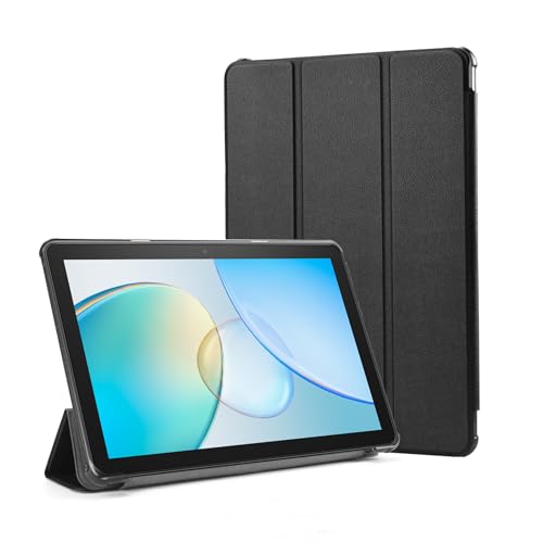 Hülle Fire HD 10 Tablets für Amazon 10 &10 Plus Tablets (13./11. Generation, 2023/2021), BHHB Faltbare Tablets hüllen Ultraleichte Slim Shell Stand Cover Auto Wake/Sleep -Braungrau von BHHB