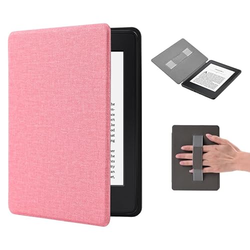 Hülle Kindle Paperwhite 11. Generation 2021 mit Magnetischer, 6.8" Smart-Cover Case mit Handschlaufe und Auto-Sleep-Wake-Funktion, Signature Edition Kindelhülen von BHHB