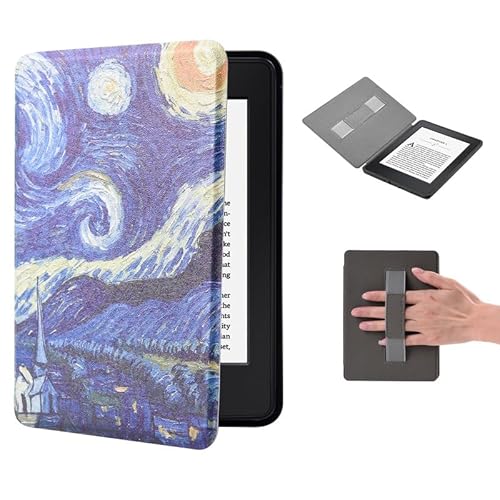 Kindle Hülle 11. Generation 2022 mit Magnetisch, 6 "Kindle Case Cover e-Reader, Leichte Kindelhülen mit Auto Schlaf/Wach Funktion und Handschlaufe Smart Cover von BHHB