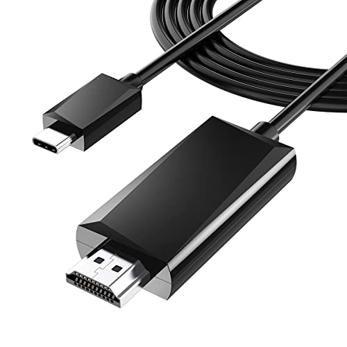 USB C auf HDMI kabel (4K@60Hz), 2m USB Typ C auf HDMI kabel【Thunderbolt 3 kompatibel】 4K UHD Kabel kompatibel mit iPhone 15 Pro/iPhone 15 Pro Max, MacBook Air/IPad Pro,Galaxy, Huawei,Dell,Surface,XPS von BHHB