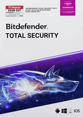 BHV Verlag Bitdefender Total Security 2021 1 Gerät / 18 Monate (Code in a Box) Windows, Mac, Androi von BHV Verlag