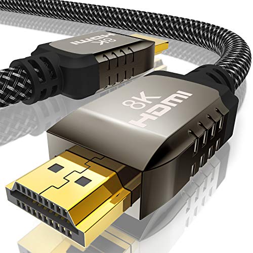 2m 8K HDMI 2.1 Kabel, 8K@60Hz 4K @ 120Hz HDTV 7680 x 4320 UHD HDMI 2.1 3D Highspeed 48Gbps HDMI Kabel Ethernet HDR eARC Präzisionsstecker Dynamisches HDR HDCP 2.3 zu Blu Ray,PS5/4 2m 8K HDMI 2.1 Kabel, 8K@60Hz 4K @ 120Hz HDTV 7680 x 4320 UHD HDMI 2.1 3D Highspeed 48Gbps HDMI Kabel Ethernet HDR eARC Präzisionsstecker Dynamisches HDR HDCP 2.3 zu Blu Ray,PS5/4 von BHW