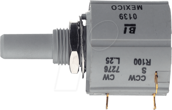 BI 7276R1KL.25 - Drahtpotentiometer, 1 kOhm, 6,35 mm, linear von BI TECHNOLOGIES