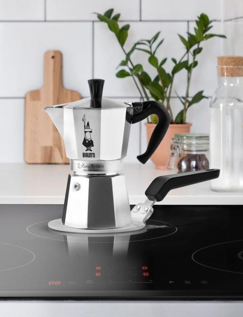 Bialetti Adapterplatte für Induktionherd - schwarzer Griff - 13cm Bialetti Adapterplatte für Induktionherd - schwarzer Griff - 13cm von BIALETTI