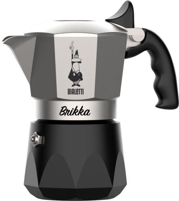 Bialetti Brikka - Espressokocher - Aluminium - für 2 Tassen (2023) von BIALETTI