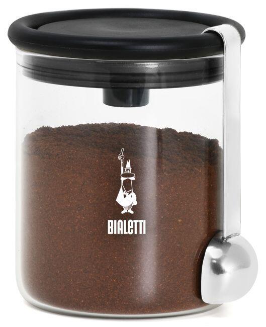 Bialetti Kaffee-Aromabehälter aus Glas - für 250g Kaffee - Deckel mit Standvo... Bialetti Kaffee-Aromabehälter aus Glas - für 250g Kaffee - Deckel mit Standvo... von BIALETTI