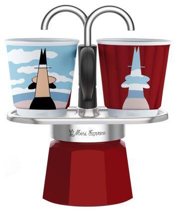 Bialetti Mini Express - Espressokocher-Set - rot + 2 Becher aus Arte Collecti... Bialetti Mini Express - Espressokocher-Set - rot + 2 Becher aus Arte Collecti... von BIALETTI