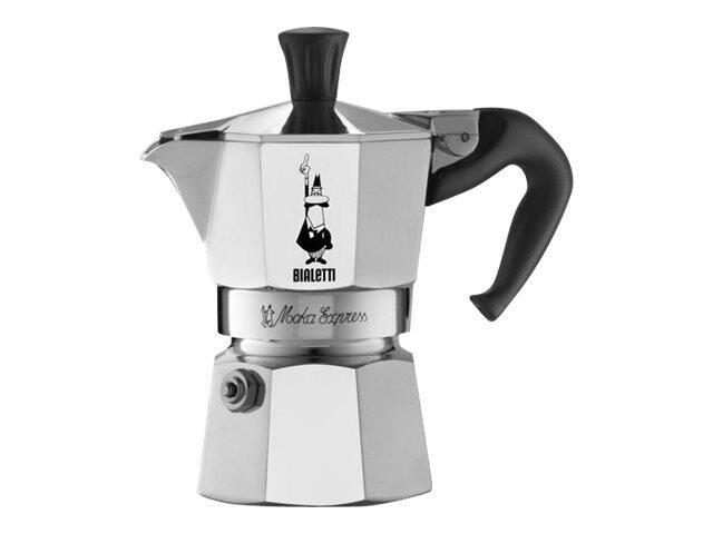 Bialetti Moka Express - silber - Aluminium - für 1 Tasse von BIALETTI