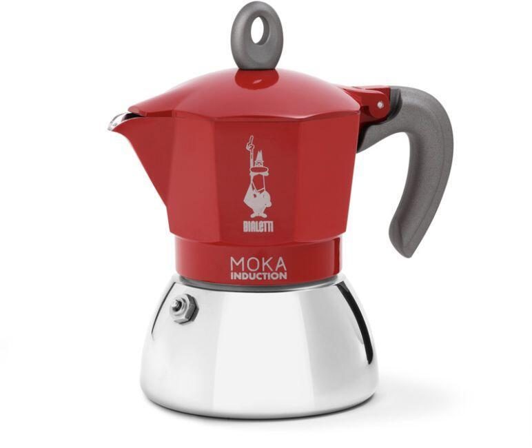 Bialetti Moka Induktion - Espressokocher mit Bi-Layer-Kessel - rot - für 2 Ta... Bialetti Moka Induktion - Espressokocher mit Bi-Layer-Kessel - rot - für 2 Ta... von BIALETTI