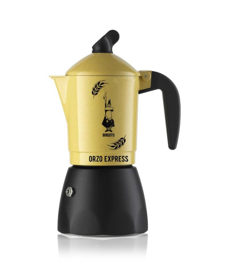 Bialetti Orzo Express - Espressokocher - gelb/schwarz - Aluminium - für 4 Tassen von BIALETTI