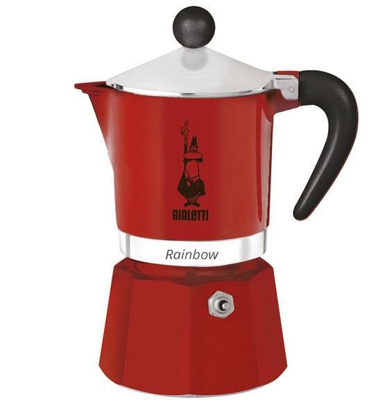 Bialetti Rainbow - Espressokocher - rot - für 1 Tasse von BIALETTI