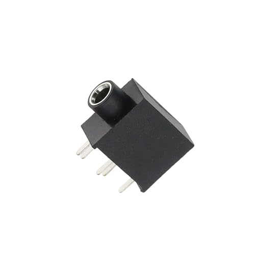 100PCS PJ215 PJ-325 3.5mm Five colours Stereo Headphone Connector Adapter Power Plug Audio Video Jack Socket Plug BIANMTSW(Nero) von BIANMTSW