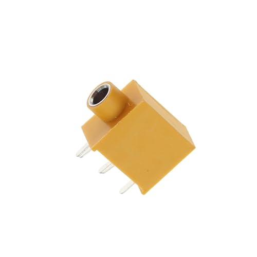 100PCS PJ215 PJ-325 3.5mm Five colours Stereo Headphone Connector Adapter Power Plug Audio Video Jack Socket Plug BIANMTSW(Yellow) von BIANMTSW