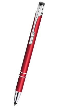 Libo-Slim-Touch Eingabestift (rot) - perfekt für Tablets und Smartphones von BIASTO