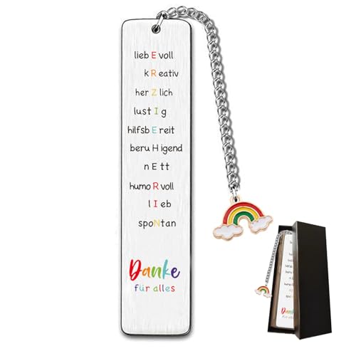 Abschiedsgeschenk Erzieherin Geschenk Abschied Lesezeichen,Lehrerin Kindergarten Erzieher Geschenke,Abschiedsgeschenke Abschluss,Abschlussgeschenk Mit Geschenkbox,für Lehrer Dankesgeschenk von BIBITI