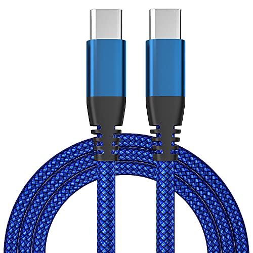 BIBTIM USB C auf USB C Kabel 1M 2M 3M, 3Stück 60W USB 2.0 Typ C Ladekabel Kompatibel mit MacBook iPad Air 5 Pro 2021 Galaxy S22 S21 Ultra S20 FE S10 A12 Mi 11 Note 1 0 Pixel 39.5 EU von BIBTIM