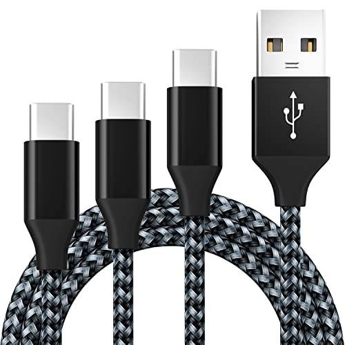 USB C Ladekabel 1M 2M 3M, USB 2.0 Typ C Schnelles Laden 3A Geflochtenes USB A auf USB C 480 Mbps Datenübertragung Kompatibel mit Samsung Galaxy Sony Xperia Huawei Pixel HTC USB C Ladekabel 1M 2M 3M, USB 2.0 Typ C Schnelles Laden 3A Geflochtenes USB A auf USB C 480 Mbps Datenübertragung Kompatibel mit Samsung Galaxy Sony Xperia Huawei Pixel HTC von BIBTIM