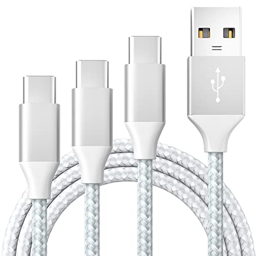 USB C Ladekabel 1M 2M 3M, USB 2.0 Typ C Schnelles Laden 3A Geflochtenes USB A auf USB C 480 Mbps Datenübertragung Kompatibel mit Samsung Galaxy Sony Xperia Huawei Pixel HTC USB C Ladekabel 1M 2M 3M, USB 2.0 Typ C Schnelles Laden 3A Geflochtenes USB A auf USB C 480 Mbps Datenübertragung Kompatibel mit Samsung Galaxy Sony Xperia Huawei Pixel HTC von BIBTIM