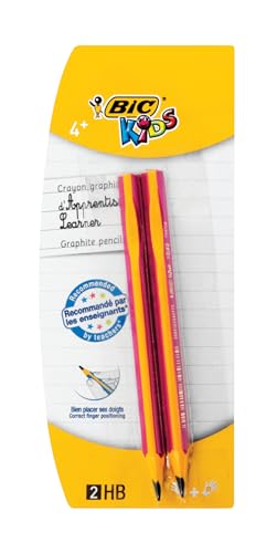 BIC Kids 919263 Bleistifte für Einsteiger, 12 Stück, Rosa von BIC Kids