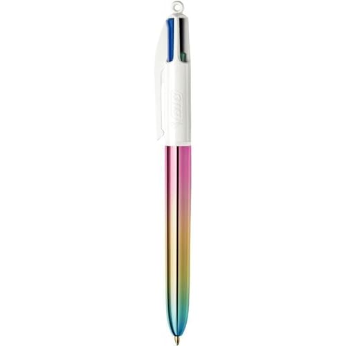 BIC - 1 Kugelschreiber in 4 klassischen Farben – Farbverlaufsdekor – mittlere Spitze: 1 mm – 1 zufällig ausgewählte Abbildung BIC - 1 Kugelschreiber in 4 klassischen Farben – Farbverlaufsdekor – mittlere Spitze: 1 mm – 1 zufällig ausgewählte Abbildung von BIC