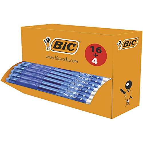 BIC Gel-ocity Gelschreiber, Blau, Box mit 16 + 4 Stück von BIC