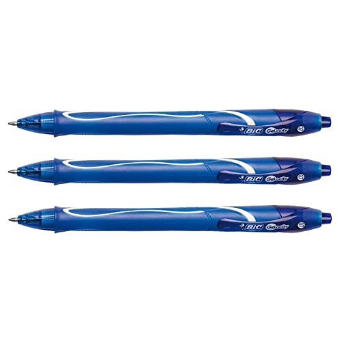 BIC Gelocity Quick Dry Gelstifte, mittlere Spitze, Blau, 3 Stück BIC Gelocity Quick Dry Gelstifte, mittlere Spitze, Blau, 3 Stück von BIC