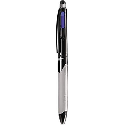 BIC Grip Stylus Bolígrafo 0,4 MM con Touchpen Función 4, Colores Surtidos von BIC