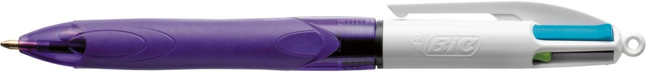 BIC Kugelschreiber BIC Kugelschr. 4 Colours GRIP 0.4 mm Mehrfarbig von BIC