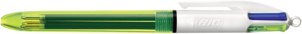 BIC Kugelschreiber Bic Kugelschr.4 Colours Fluo 0.4 mm Mehrfarbig von BIC