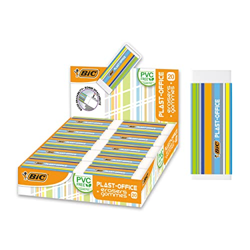 BIC Radierer PLAST-OFFICE aus Kunststoff, Displaybox à 20 Stück BIC Radierer PLAST-OFFICE aus Kunststoff, Displaybox à 20 Stück von BIC
