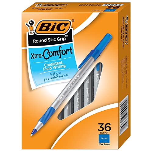 BIC Stic Grip Stifte 36 Count blau von BIC