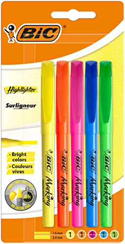 BiC 893133 Textmarker, hell, 5 Stück BiC 893133 Textmarker, hell, 5 Stück von BIC Highlighters