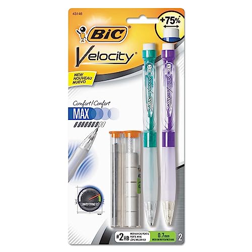 Bic MPMX7P21 Velocity MAX Mechanical Pencil44; Pack of 2 von BIC