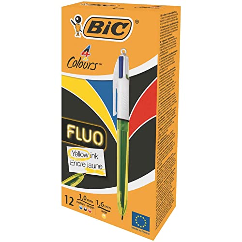 Bolígrafo Bic 4 colores fluo 933948 von BIC