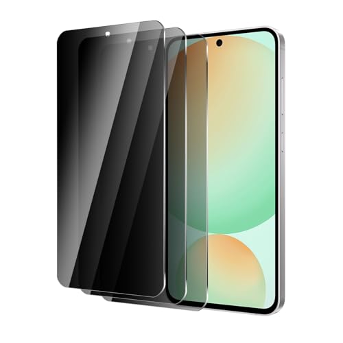 BIESHKJ 3 Stück Sichtschutz Schutzfolie für Samsung Galaxy S24 FE, Anti-Spy-Hartglas, Gehärtetes Glas Displayschutz, 9H Schutzglas, Anti-Öl, Blasenfrei, Kratzfest von BIESHKJ