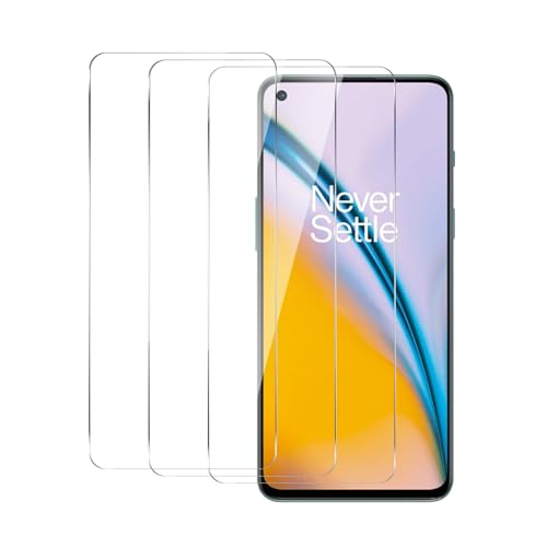 BIESHKJ 3 Stück Schutzfolie für Oneplus Nord 2 5G, Displayschutz Schutzglas Folie HD-Hartglasfolie, 9H-Härte, Kratzfest, Blasenfrei BIESHKJ 3 Stück Schutzfolie für Oneplus Nord 2 5G, Displayschutz Schutzglas Folie HD-Hartglasfolie, 9H-Härte, Kratzfest, Blasenfrei von BIESHKJ