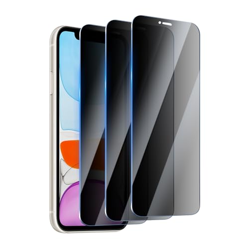 BIESHKJ 3 Stück Sichtschutz Schutzfolie für iPhone 11 / XR, Anti-Spy-Hartglas, Gehärtetes Glas Displayschutz, 9H Schutzglas, Anti-Öl, Blasenfrei, Kratzfest BIESHKJ 3 Stück Sichtschutz Schutzfolie für iPhone 11 / XR, Anti-Spy-Hartglas, Gehärtetes Glas Displayschutz, 9H Schutzglas, Anti-Öl, Blasenfrei, Kratzfest von BIESHKJ