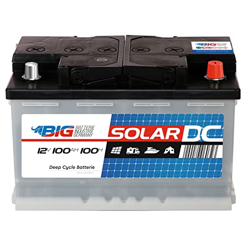 Solarbatterie 100Ah BIG 12V Versorgungsbatterie Boot Caravan Wohnmobil Batterie von BIG Batterie