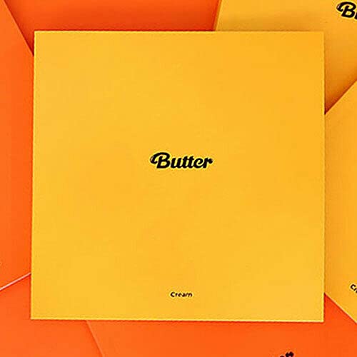 BTS [ BUTTER ] Album [ CREAM ] VER. CD+1p FOLDED POSTER+Photo Book+2 Lyrics Card+Instant Photo Card+Photo Stand+Folded Message Card+Graphic Sticker+Photo Card+1p WEVERSE SHOP GIFT von BIG HIT Ent.