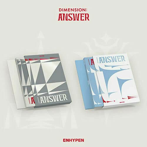 ENHYPEN [ DIMENSION : ANSWER ] Album ( TYPE 1 + TYPE 2 SET. ) ( 2 CD+2 PRE-ORDER ITEM+FOLDED POSTER+2 Holder+2 Photo Card A+2 Photo Card B+2 Photo Stand+2 Paper Dice+ETC ) von BIG HIT Ent.