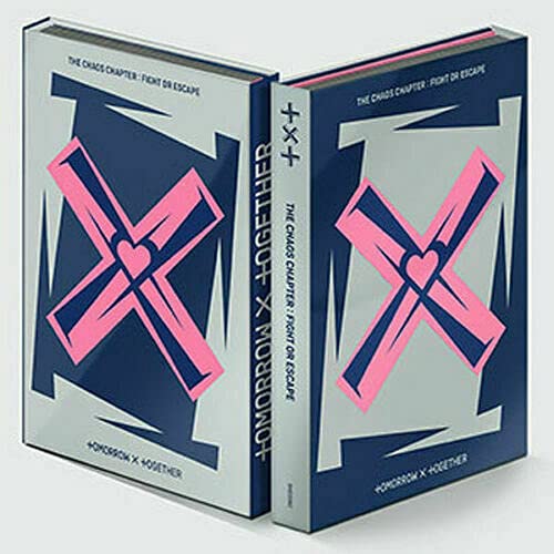 TXT CHAOS CHAPTER:FIGHT OR ESCAPE Album [ FIGHT + ESCAPE ] 2 VER FULL SET. 2 CD+2 88p Photo Book+2ea Lyric Book+2 Behind Poster+2 Photo Card+4 Sticker Pack+2 Post Card+2 Folded Poster(On pack)+etc von BIG HIT Ent.