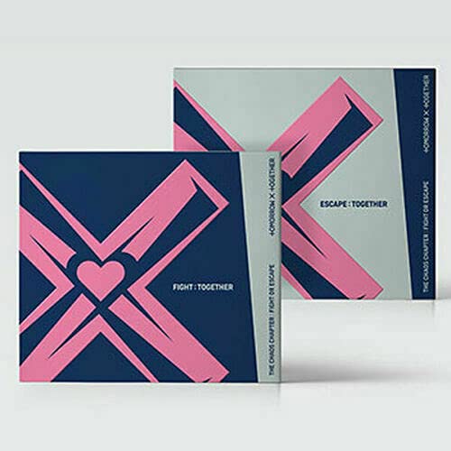 TXT CHAOS CHAPTER:FIGHT OR ESCAPE Album TOGETHER_[ FIGHT + ESCAPE ] 2 VER SET. 2ea CD+2ea Diary Post Card+2ea Photo Book(each 44p) +2ea Photo Card+2ea Sticker+2ea Mini Poster(On pack) von BIG HIT Ent.