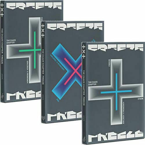 TXT [ THE CHAOS CHAPTER : FREEZE ] Album RANDOM VER. CD+88p Photo Book+Sticker Pack(1pack 2ea)+Lyric Book+Behind Book+Photo Card+1Original Story Photo Card+Poster(On Pack)+Post Card K-POP SEALED von BIG HIT Entertainment