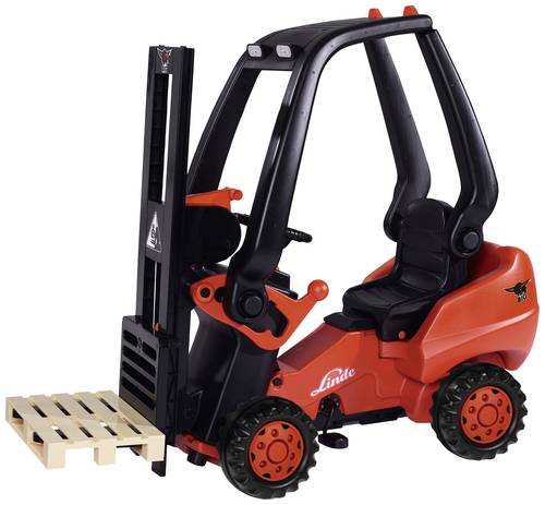 Linde Gabelstapler Schwarz/Rot Linde Gabelstapler Schwarz/Rot von BIG Spielwaren