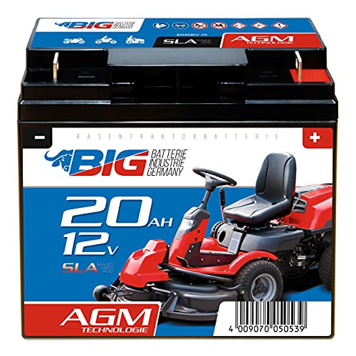 BIG Professional Garden AGM 12V 20Ah für Rasenmäher von BIG