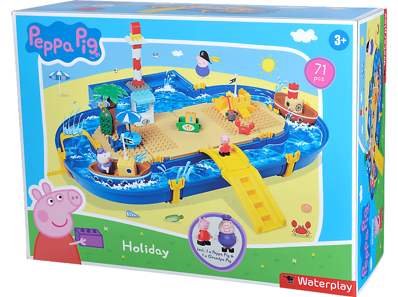 BIG Waterplay Peppa Pig Holiday Wasserspielset Blau von BIG